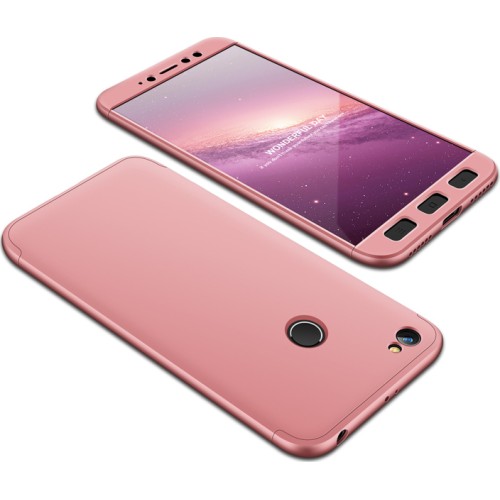 OEM XIAOMI REDMI NOTE 5A PRIME  ΘΗΚΗ 360 FULL BODY - ROSE GOLD