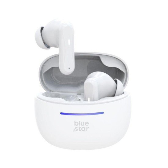 Blue Star BK44 TWS Ακουστικό Bluetooth 5.4 (white) Blue Star BK44 TWS Ακουστικό Bluetooth 5.4 (white)