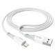Hoco X70 Braided USB to Lightning Cable Λευκό 1m