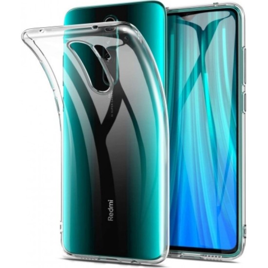 Back Cover Σιλικόνης Διάφανο (Xiaomi Redmi Note 8 Pro)