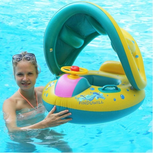 Σωσίβιο Swimtrainer με Σκίαστρο SA05007GKG00YL Βαρκάκι Σωσίβιο Swimtrainer με Σκίαστρο SA05007GKG00YL Βαρκάκι