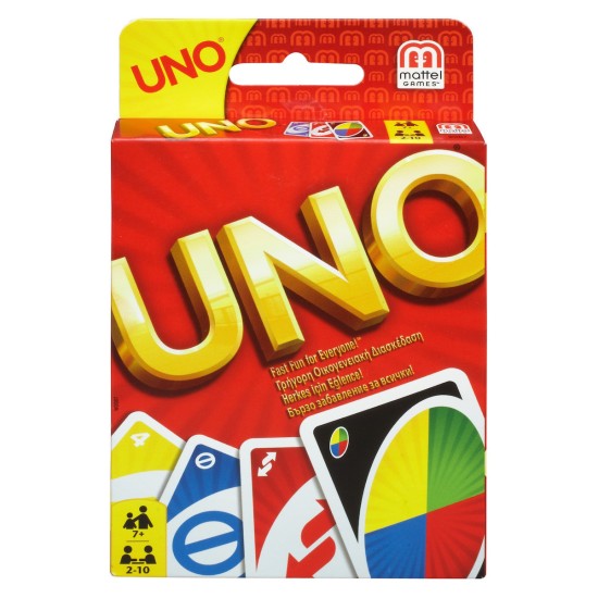 Mattel Board Game UNO Κάρτες for 2-10 Players 7+ years Mattel Board Game UNO Κάρτες for 2-10 Players 7+ years