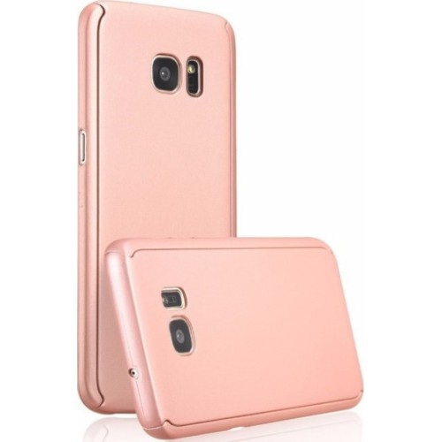 OEM Θήκη Samsung Galaxy S6 Edge Hybrid 360 Full body - Ροζ Χρυσό 