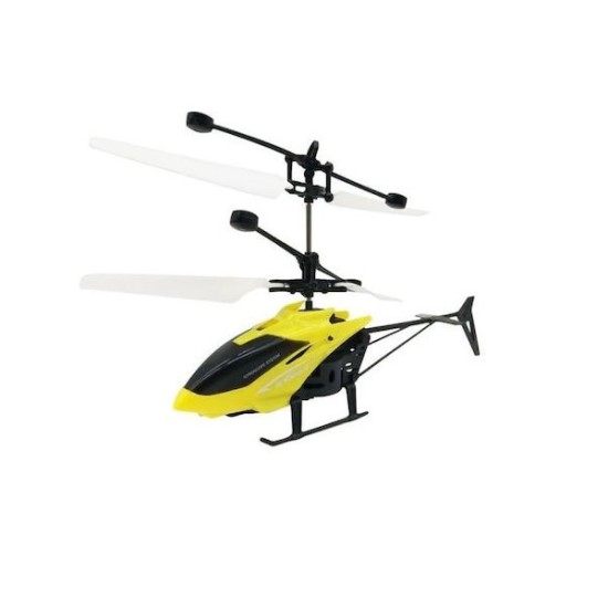 Induction Aircraft JM9198 Τηλεκατευθυνόμενο Ελικόπτερο σε Κίτρινο Χρώμα 50823413