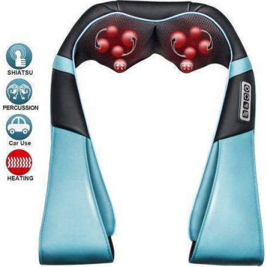 Songen Massage Shawl Συσκευή Μασάζ Shiatsu για τον Αυχένα με Υπέρυθρη Θερμότητα Μαύρη