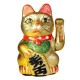 Διακοσμητική Γάτα από Κεραμικό Υλικό Maneki Neko Χρυσή 20cm Διακοσμητική Γάτα από Κεραμικό Υλικό Maneki Neko Χρυσή 20cm