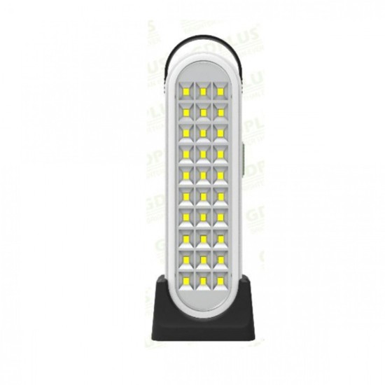 GDPLUS Επαναφορτιζόμενο LED Εφεδρικό Φωτιστικό Ασφαλείας με Μπαταρία GD-6830