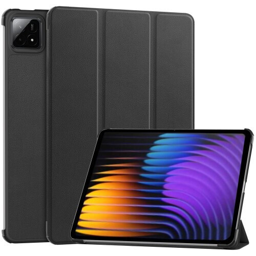 Tri-fold Flip Cover Μαύρη (Xiaomi Pad 7 Pro, Pad 7) Tri-fold Flip Cover Μαύρη (Xiaomi Pad 7 Pro, Pad 7)