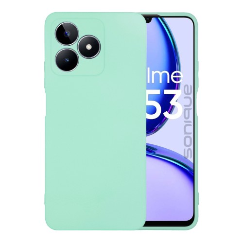 Back Cover Σιλικόνης / Υφασμάτινο Τιρκουάζ (Realme NOTE 60) Back Cover Σιλικόνης / Υφασμάτινο Τιρκουάζ (Realme NOTE 60)