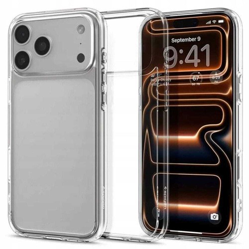 Spigen Ultra Hybrid Back Cover Πλαστικό / Σιλικόνης 1.2mm Crystal Clear (iPhone 17 Pro)