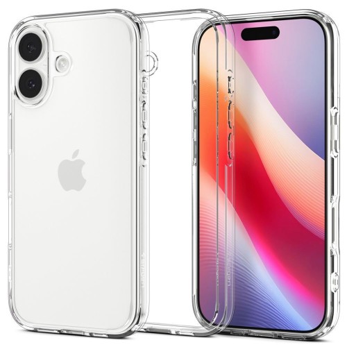 Spigen Ultra Hybrid Back Cover Πλαστικό / Σιλικόνης 1.2mm Crystal Clear (iPhone 17)
