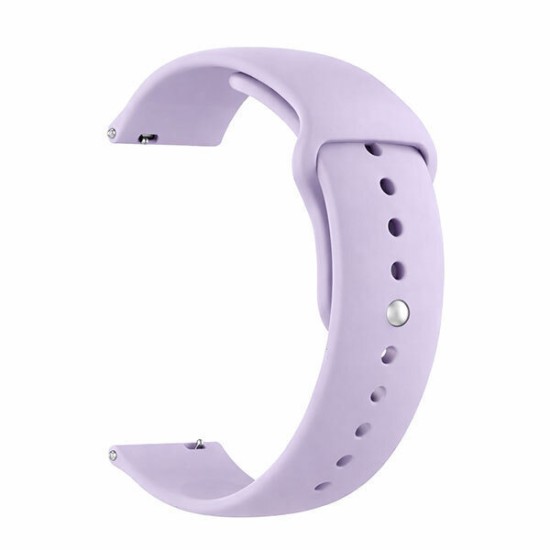 Λουράκι Σιλικόνης Λιλά (Universal 22mm)