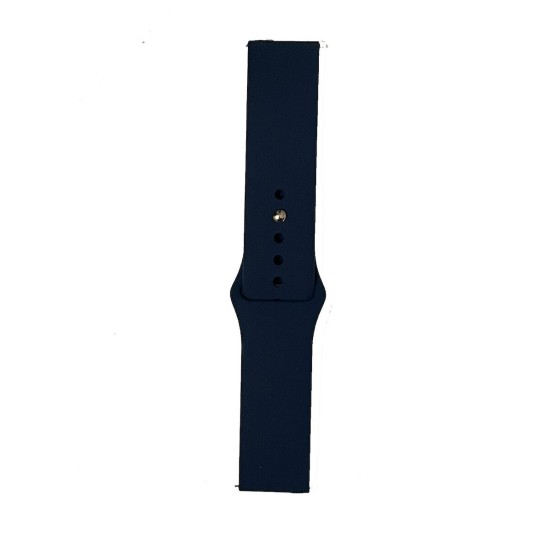 Λουράκι Σιλικόνης με Pin Μπλε (Universal 22mm) Λουράκι Σιλικόνης με Pin Μπλε (Universal 22mm)