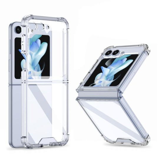 Back Cover για Samsung Galaxy Z Flip 5 Σιλικόνη Διάφανο