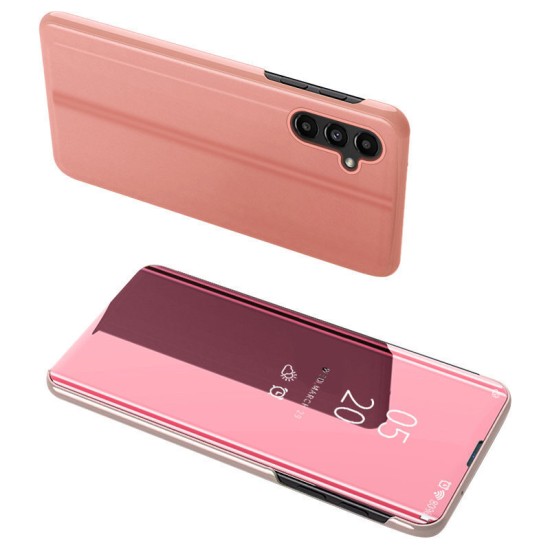 Hurtel Clear View Book Δερματίνης Ροζ (Galaxy A54) Hurtel Clear View Book Δερματίνης Ροζ (Galaxy A54)