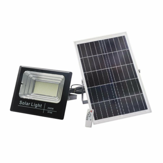 Jortan Στεγανός Ηλιακός Προβολέας LED 200W Ψυχρό Λευκό 6500K με Φωτοκύτταρο και Τηλεχειριστήριο IP66 PS-112250 Jortan Στεγανός Ηλιακός Προβολέας LED 200W Ψυχρό Λευκό 6500K με Φωτοκύτταρο και Τηλεχειριστήριο IP66 PS-112250