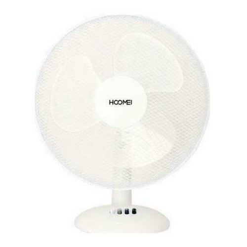 Hoomei Επιτραπέζιος Ανεμιστήρας 35W Διαμέτρου 30cm Λευκός