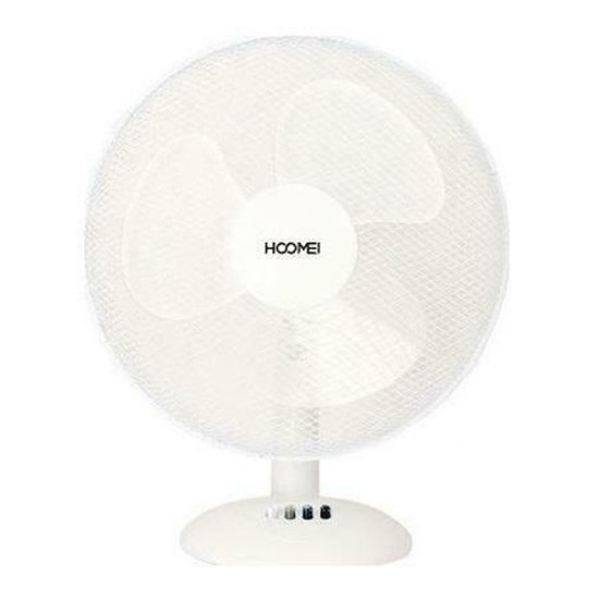 Hoomei Επιτραπέζιος Ανεμιστήρας 35W Διαμέτρου 30cm Λευκός Hoomei Επιτραπέζιος Ανεμιστήρας 35W Διαμέτρου 30cm Λευκός