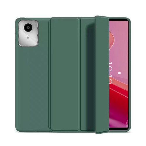 Ultra Slim Case Lenovo Idea Tab Plus Tab K12 12.1" 2025 Tpu Silicone Smart Cover Navy Green
