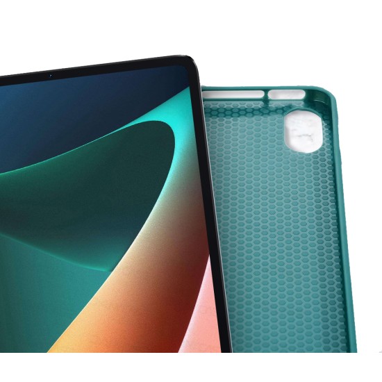 Ultra Slim Case Lenovo Idea Tab Plus Tab K12 12.1" 2025 Tpu Silicone Smart Cover Navy Green Ultra Slim Case Lenovo Idea Tab Plus Tab K12 12.1" 2025 Tpu Silicone Smart Cover Navy Green