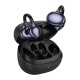 Hoco EA5 Duke III Open Ear Bluetooth Handsfree Ακουστικά με Θήκη Φόρτισης Μαύρα