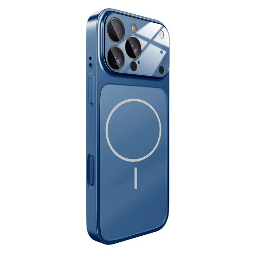 Ag Glass Case Design Series 15 Magsafe Apple Iphone 17 Pro Max Blue Ag Glass Case Design Series 15 Magsafe Apple Iphone 17 Pro Max Blue