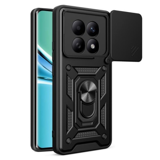 OEM Αντικραδασμική Back Cover Πλαστικό Μαύρο (Redmi Note 15)