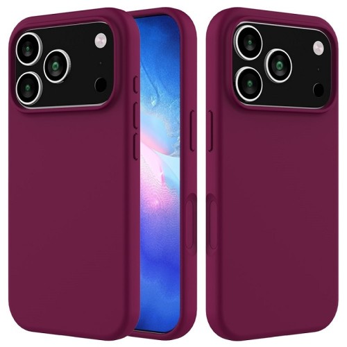 Soft Back Cover Σιλικόνης Μπορντό (iPhone 18 Pro Max / 17 Pro Max)