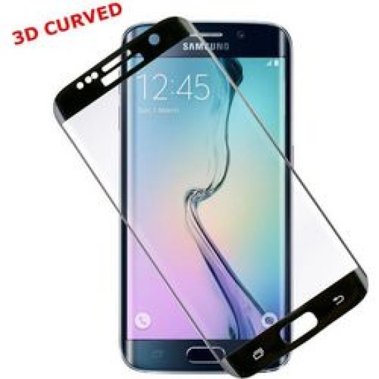 FULL TEMPERED GLASS / ΑΝΤΙΧΑΡΑΚΤΙΚΟ ΓΥΑΛΙ 0.33MM 9H 3D SAMSUNG GALAXY S6 EDGE (BLACK)