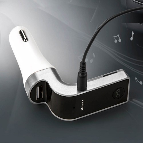 OEM Mp3 Car Transmitter Silver (CarG7) Bluetooth