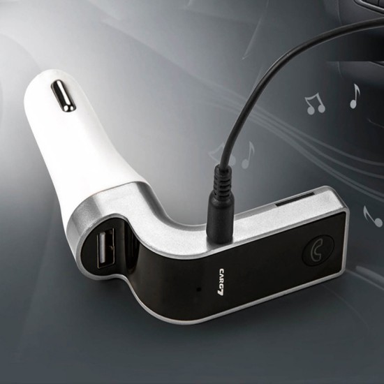 OEM Mp3 Car Transmitter Silver (CarG7) Bluetooth