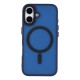 Θήκη iPhone 17 Matte Magnetic Series συμβατό με MagSafe φορτιστή, Πλάτη αντικραδασμική από Premium TPU  Μπλε + ΔΩΡΟ ΤΖΑΜΑΚΙ ΚΑΜΕΡΑΣ