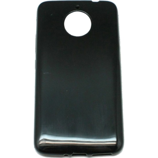 OEM Back Cover Σιλικόνης Μαύρο (Moto C)