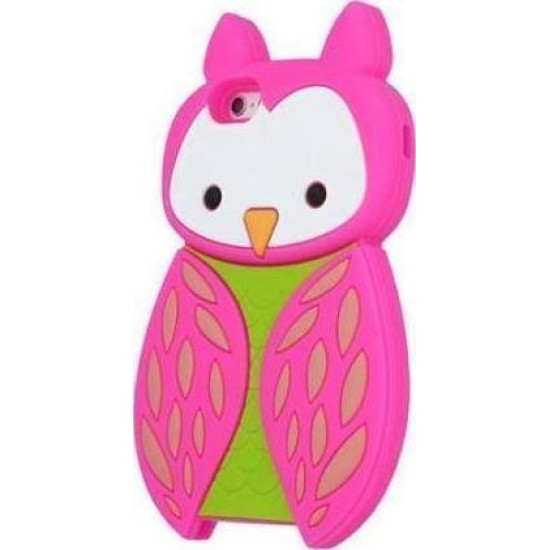 OEM Back Cover Σιλικόνης 3D Bird Ροζ (Huawei P9 Lite)