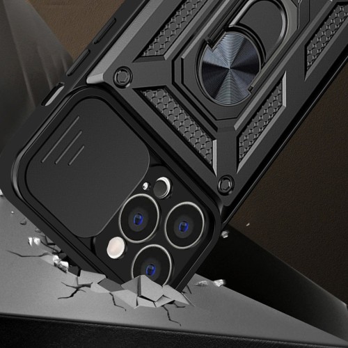 Hybrid Armor Camshield Back Cover Πλαστικό / Σιλικόνης Ανθεκτική Κόκκινο (iPhone 15 Pro) Hybrid Armor Camshield Back Cover Πλαστικό / Σιλικόνης Ανθεκτική Κόκκινο (iPhone 15 Pro)