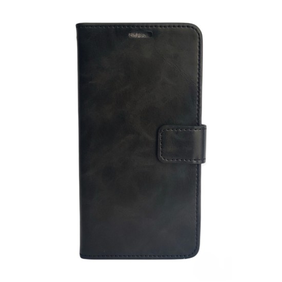 Θήκη Βιβλίο Με Πλάγιο ΚούμπωμαΓια Samsung Galaxy J6 2018 Μαύρη