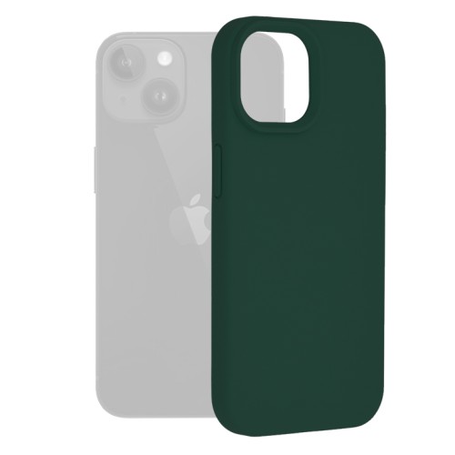 Senso Soft Touch Back Cover Σκούρο Πράσινο (iPhone 15)