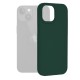 Senso Soft Touch Back Cover Σκούρο Πράσινο (iPhone 15)