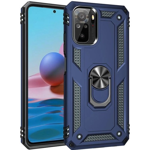 Armor Ringstand Case Blue Xiaomi Redmi Note 10 Pro