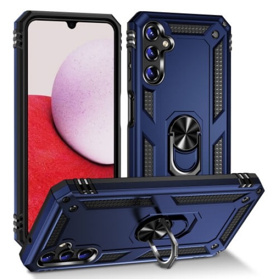 Hybrid Shockproof Ring Back Cover Συνθετική Ανθεκτική Μπλε (Galaxy A17) Hybrid Shockproof Ring Back Cover Συνθετική Ανθεκτική Μπλε (Galaxy A17)