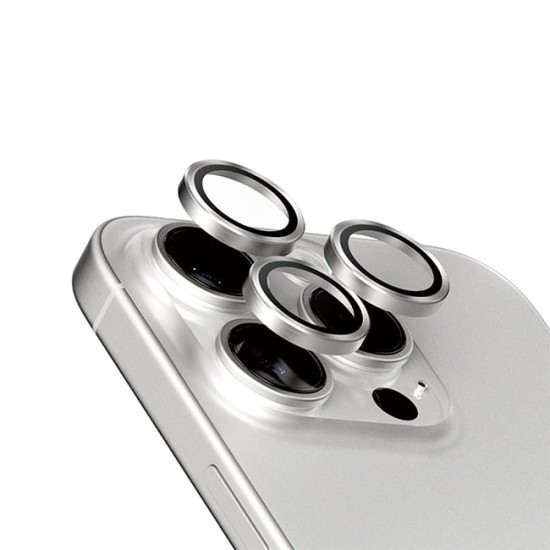 Προστασία Κάμερας Tempered Glass Ασημί για το iPhone 17 Pro / 17 Pro Max