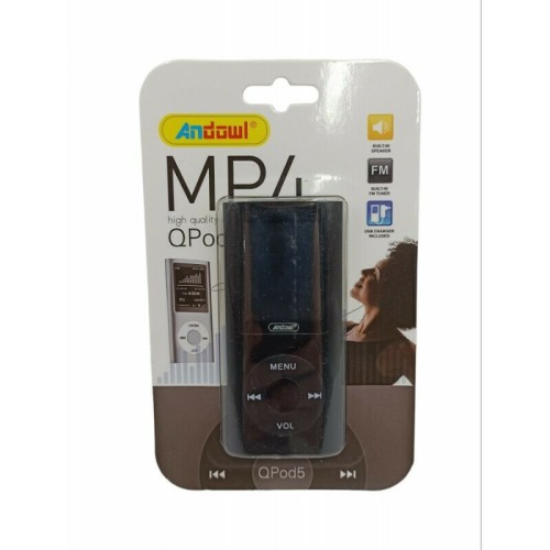Andowl QPOD5 MP4 Player με Οθόνη 1.8" Μαύρο Andowl QPOD5 MP4 Player με Οθόνη 1.8" Μαύρο