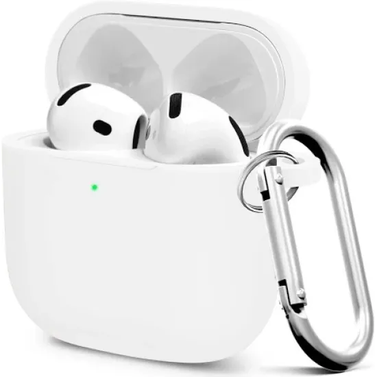 AirPods 4 Case Cover, Protective Silicone Skin for Apple AirPods 4th Generation Case (2024) - Άσπρο AirPods 4 Case Cover, Protective Silicone Skin for Apple AirPods 4th Generation Case (2024) - Άσπρο