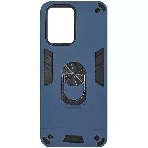 Armor Ringstand Back Cover Πλαστικό Ανθεκτική Μπλε Po