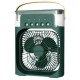 Φορητό air cooler fan 3 ταχυτήτων 10W με ψεκασμό – Πράσινο
