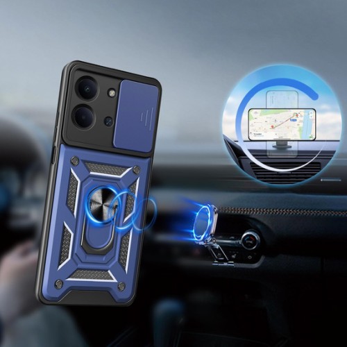 Hybrid Shockproof Ring Back Cover Συνθετική Ανθεκτική Μπλε (Redmi 15C) Hybrid Shockproof Ring Back Cover Συνθετική Ανθεκτική Μπλε (Redmi 15C)