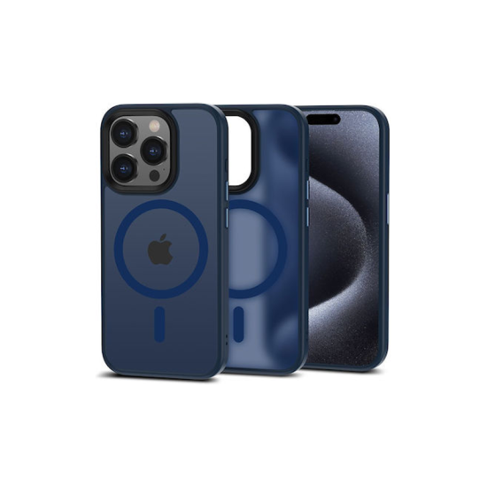 ΘΗΚΗ IPHONE 17 PRO MAX MATTE MAGNETIC SERIES ΣΥΜΒΑΤΟ ΜΕ MAGSAFE ΦΟΡΤΙΣΤΗ, ΠΛΑΤΗ ΑΝΤΙΚΡΑΔΑΣΜΙΚΗ ΑΠΟ PREMIUM TPU ΜΠΛΕ 