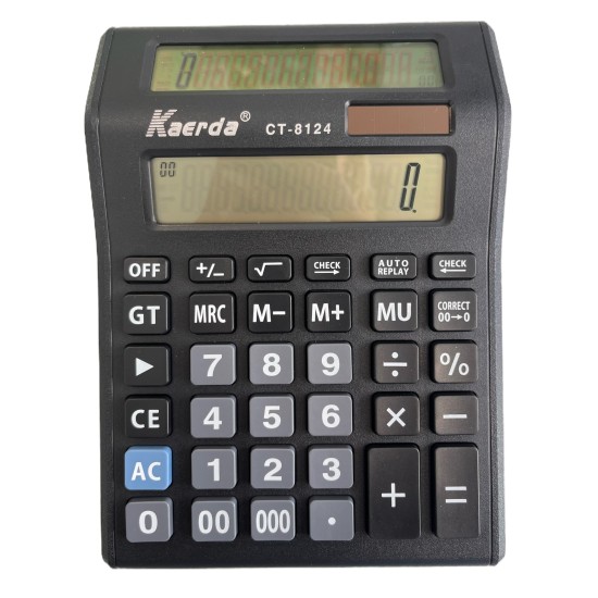 Promotional Αριθμομηχανή Factory Colorful 14 Digits Pink Gold Big LCD Display Desktop Office Calculator CT-8124