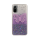 Θήκη Κινητού Glitter Λιλά Butterfly για Xiaomi Redmi Note 10S/ 10 4G/ Poco M5S