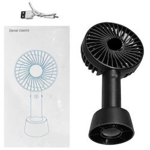 Φορητος Ανεμιστηρας Χειρος SS-2 Mini Black Fan Φορητος Ανεμιστηρας Χειρος SS-2 Mini Black Fan